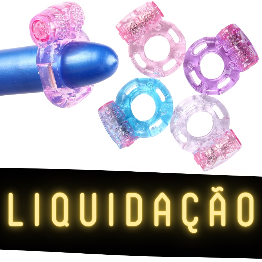 Anel peniano com vibrador retarda e prolonga e maximiza a ereção estimula o clitoris acompanha bateria
