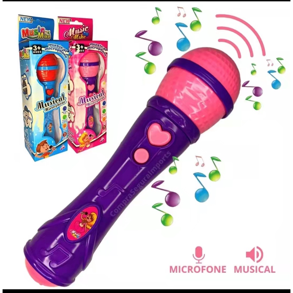 Brinquedo de Microfone Infantil Sai a Voz e MusicalFUTURO ONLINE ...