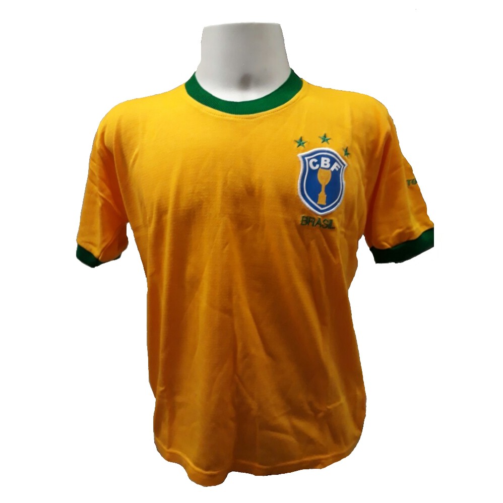 Camisa Seleção Brasileira Amarelo Home 2018 – Versão Torcedor – KS