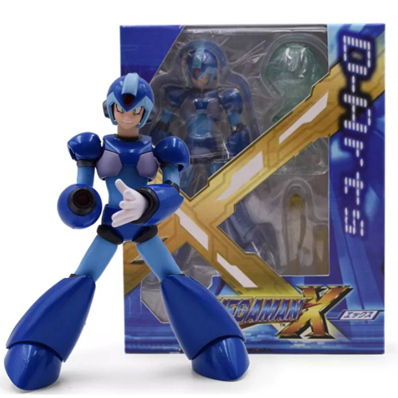 Boneco Mega man rockman Sh Figuarts Action Figures Articulado colecionável