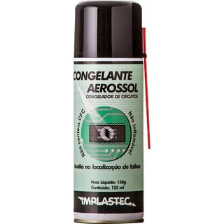 Spray Congelante Implastec 120ml identificar curto na placa