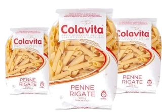 3x Macarrão Penne Rigate COLAVITA Grano Duro 500g