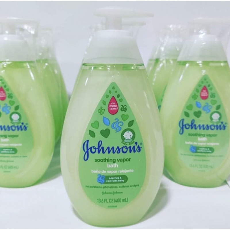 Espuma de banho Johnsons Soothing Vapor Bath 400ml Produto Original importado dos EUA Shopee