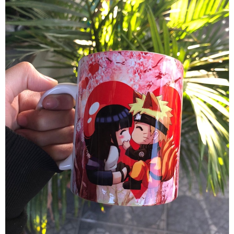 Caneca personalizada Naruto Chibi - Naruto, Hinata, Boruto e Himawari  Família