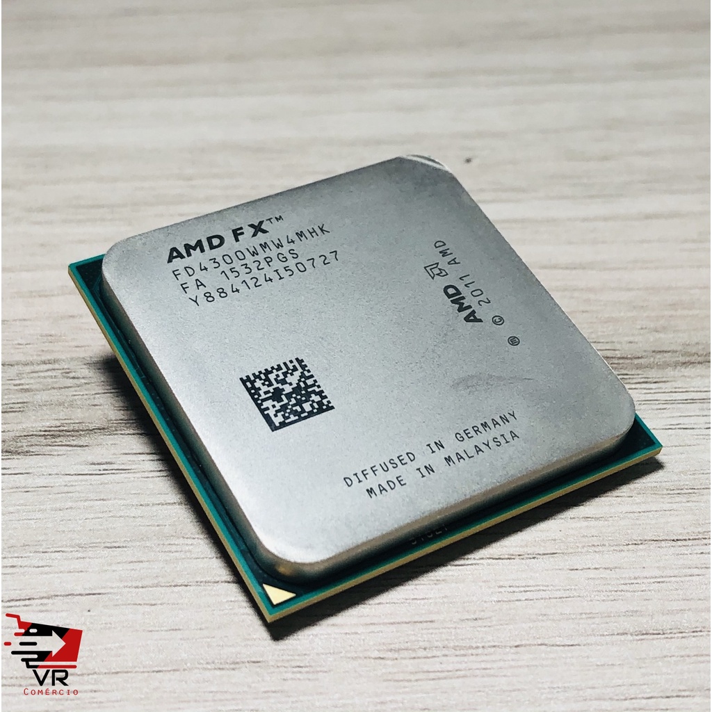 PROCESSADOR GAMER AMD FX 4300 3.8GHZ BLACK EDITION - FD4300WMW4MHK ...
