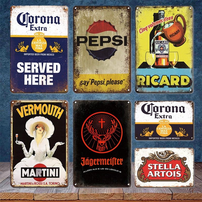 Targa Metallica YiKue Pin Up Girl Vintage – 30,5x20,3 Cm Per Garage, Bar, Taverna O Camera Da Letto