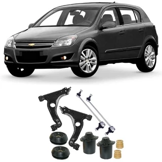 Bandeja + Bieleta + Kit Batente Chevrolet Vectra Dianteiro 2006 Até 2011 O Par