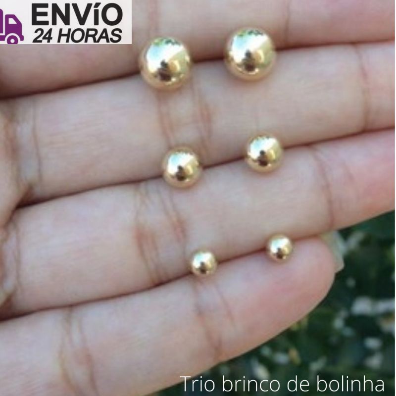 LOUIS VUITTON - Brincos em ouro 18 k com símbolo da gri