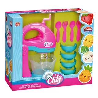 Kit Batedeira Le Chef C/ Acessorios - Usual Brinquedos