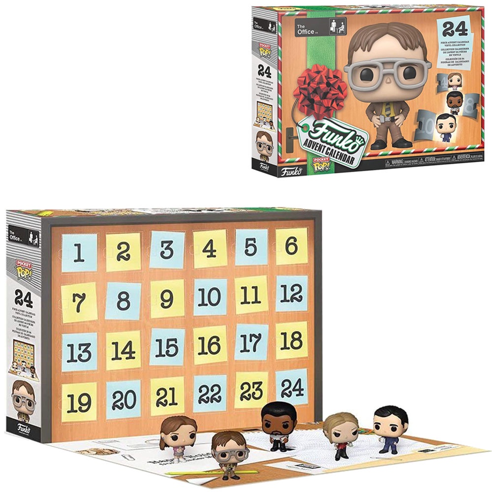 Calendário Funko Advent Calendar - The Office Pocket Pop (24pcs) Novo Original