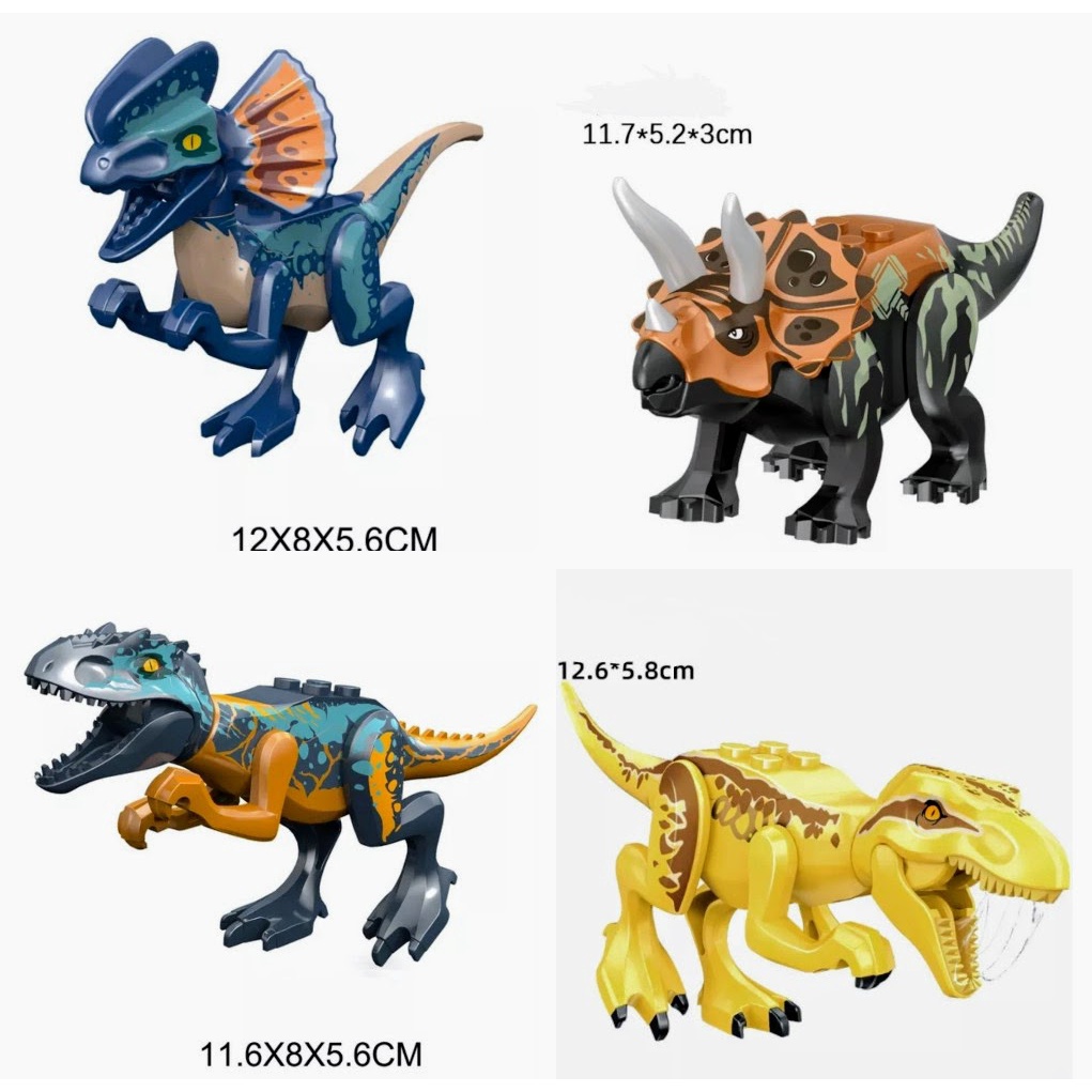 Desenhos animados tiranossauro rex/triceratops ferro na transferência diy  remendos para crianças listras apliques impressão para