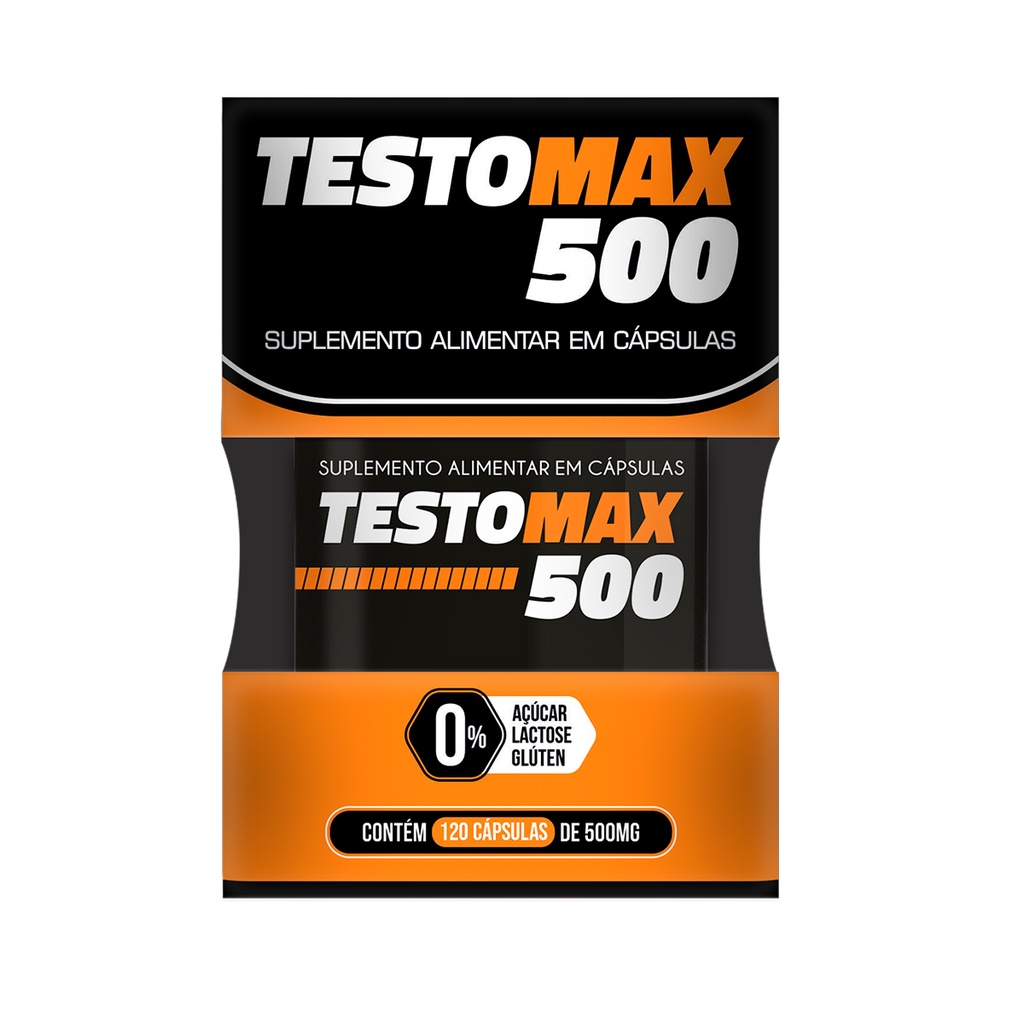 Testomax 500 Suplemento Alimentar em 60 Capsulas Natural | Shopee Brasil