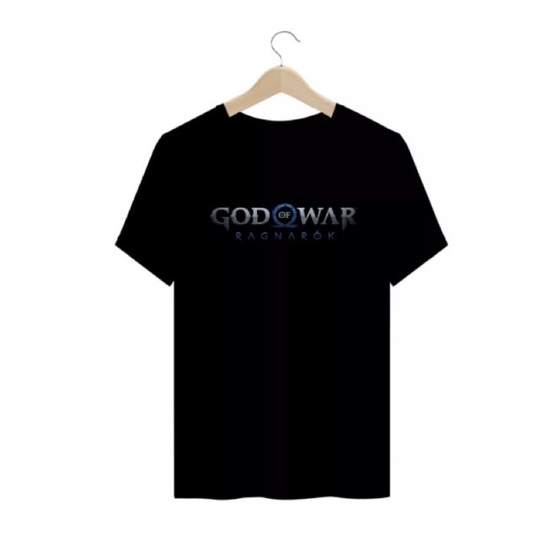 Camiseta Ilustração Tema do GOW Ragnarok Camisa Jogo Geek Cores Cobra;Gênero:Unissex