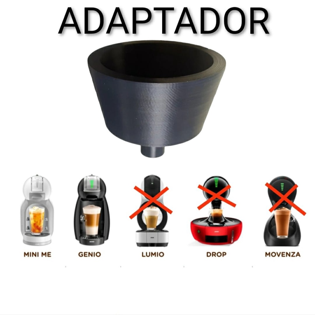 Adaptador das Cápsulas 3 Corações para Cafeteira Dolce Gusto e Multicápsulas Philco