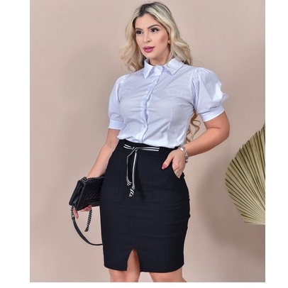 Blusa branca feminina store evangelica