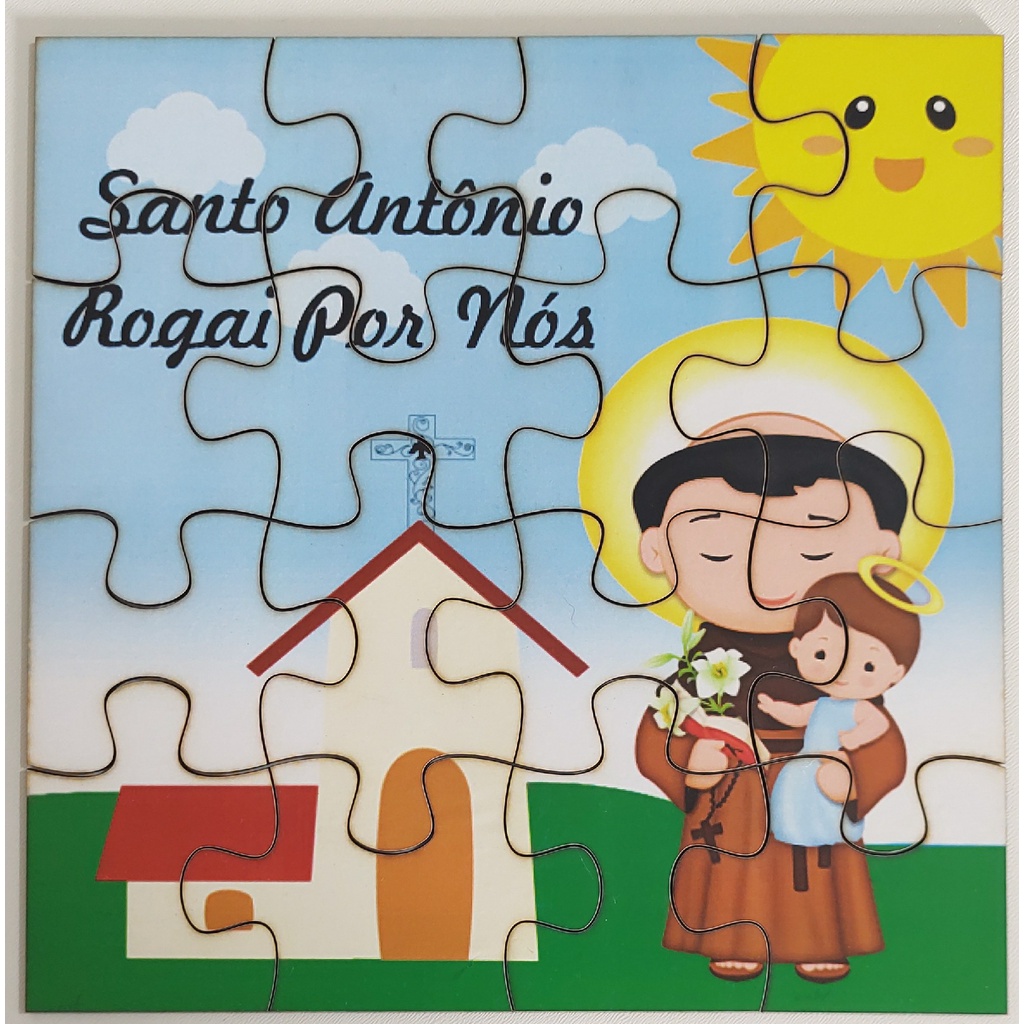 Quebra Cabeça Santos Tradicionais - Brinquedos e jogos católicos