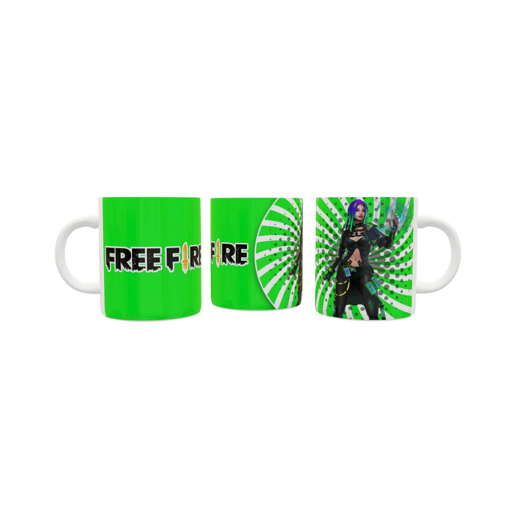 Caneca Free Fire Personalizada - Coloque Seu Nome