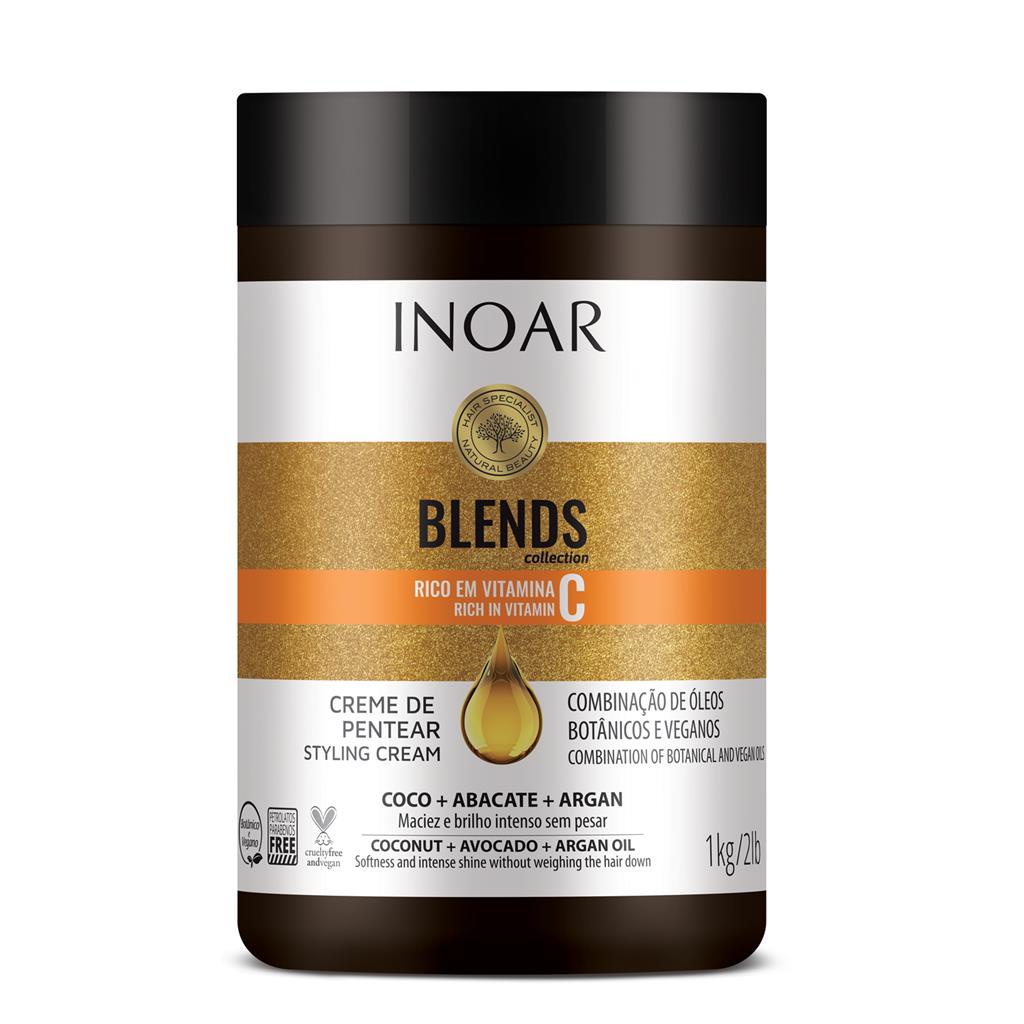 Creme De Pentear Colecao Blends 1kg - Inoar | Shopee Brasil