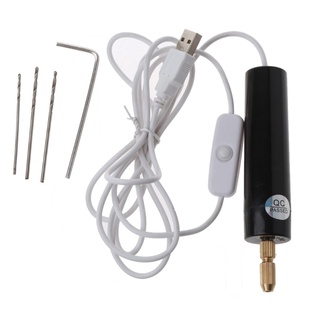 Micro Furadeira Manual , Mini Pequenas Elétricas Portátil Kit De Furadeiras Resina Epóxi Joias Fazendo Ferramentas Artesanais De Madeira Chave De Fenda USB 5V