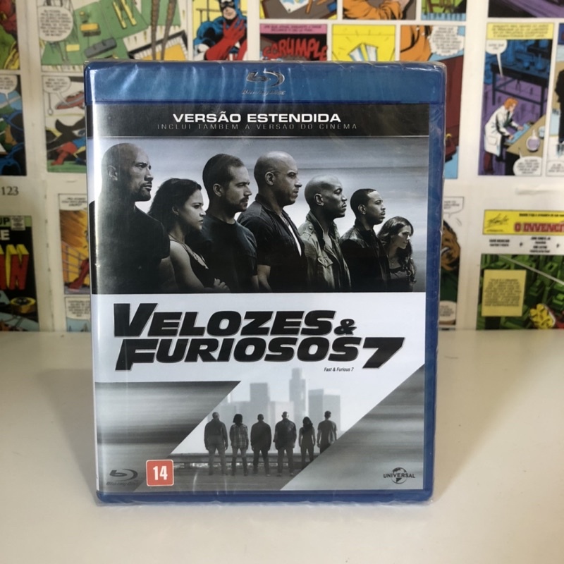 Velocidade Furiosa 7 - Caixa Metálica Versão Alargada - James Wan - Vin  Diesel - Paul Walker - Blu-ray - Compra filmes e DVD na