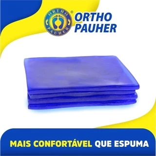Almofada Manta Gel Grosso para Banco Moto Quadriciclo Piloto e Carona 25x25x2cm