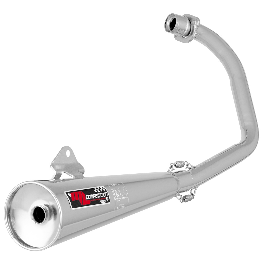 Escapamento Escape Roncar Ml Competition Curto Para Moto Titan 125 Es ...