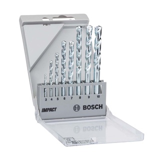 Jogo Brocas Bosch CYL-1 para concreto Ø3-4-5-6-7-8-9-10 mm