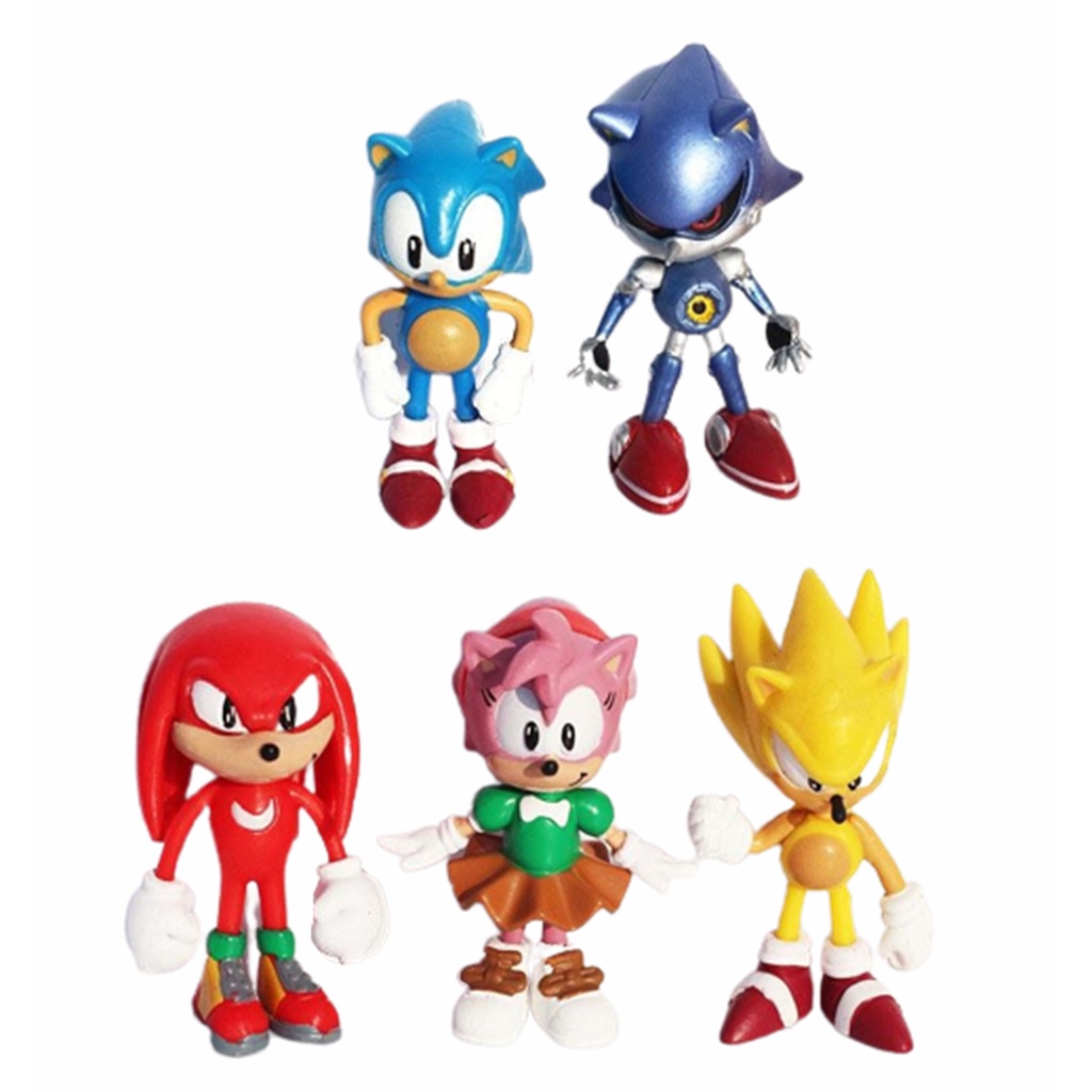 Kit Miniaturas Bonecos Do Sonic The Hedgehog