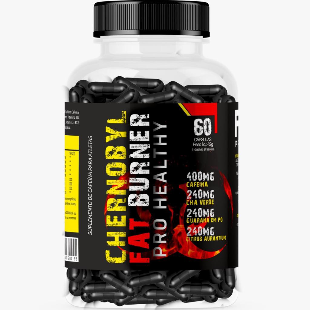 Termogenico Chernobyl Fat Burner R74 60 Caps | Shopee Brasil
