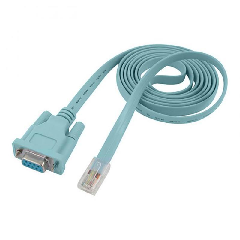 Cabo Adaptador Rj45 X Rs232 Console Serial DB9 TX RX com 1.2 metros ...