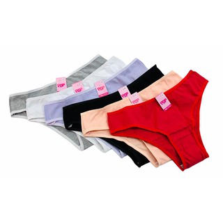 Kit 6 Calcinhas Adulto Lisas Modelo Sem Coz em Algodão Super Oferta !!! PROMOÇÃO