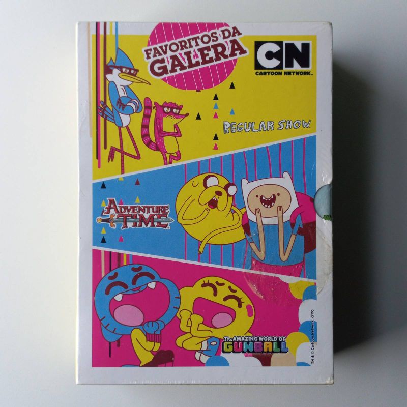 Box 3 Dvds Favoritos da Galera: Apenas um Show + Hora de Aventura + O Incrível Mundo de Gumball - Original Lacrado