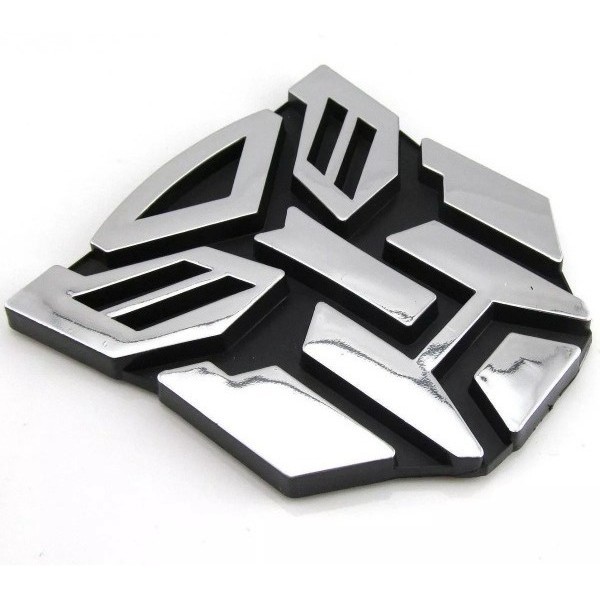 Transformers Adesivo Emblema Tuning Carro Autobot 8cm Alumínio Automóvel Moto