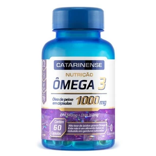 Ômega 3 1000Mg 60 Cápsulas Catarinense