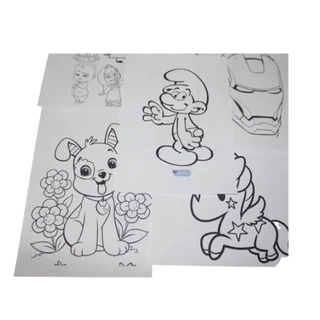 kit 30 desenhos para colorir