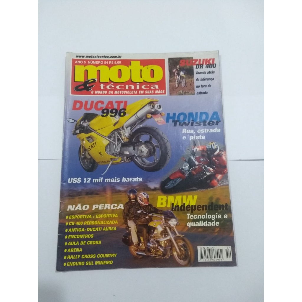 Kit Revistas antigas sobre motos (34 revistas raras