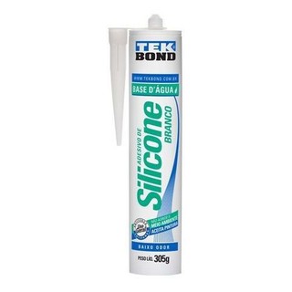 Silicone Base De Água Branco 305g - Tekbond