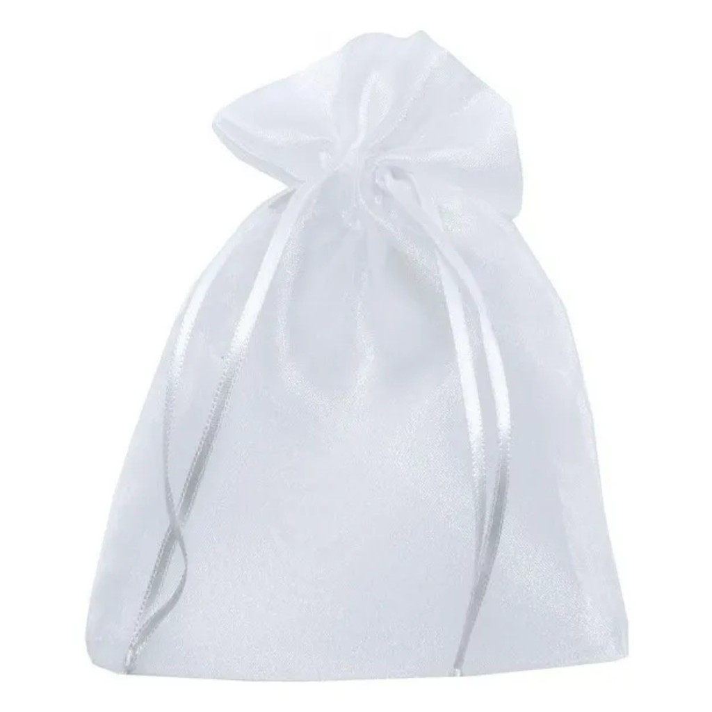 Bezall Lot De 100 Sachets En Organza Transparent 12,7 X 18,7
