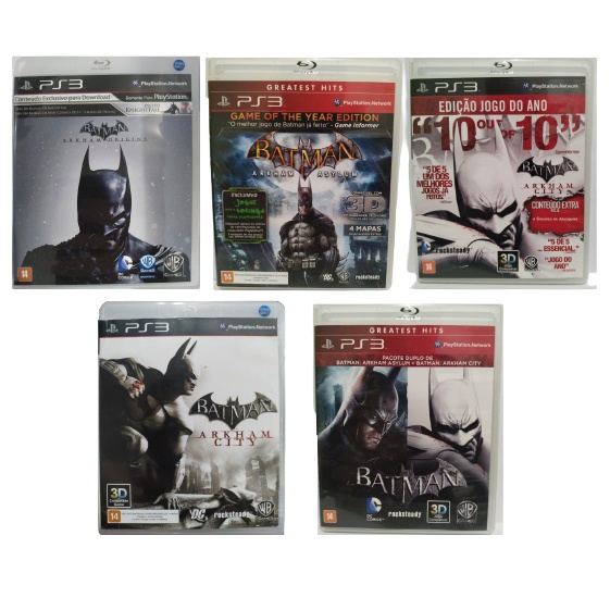 Jogo Batman Arkham City Edição Jogo Do Ano - Ps3 - Original