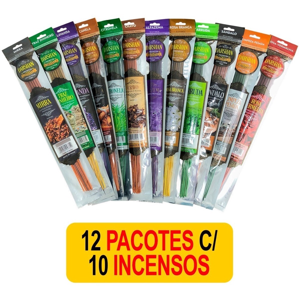 incenso massala darshan premium os melhores aromas