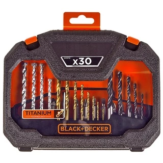 Kit De 30 Peças - Brocas E Bits Black+Decker - A7183-XJ