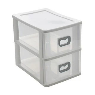 Gaveteiro De Mesa 2 Gavetas Organizador Multiuso Modular
