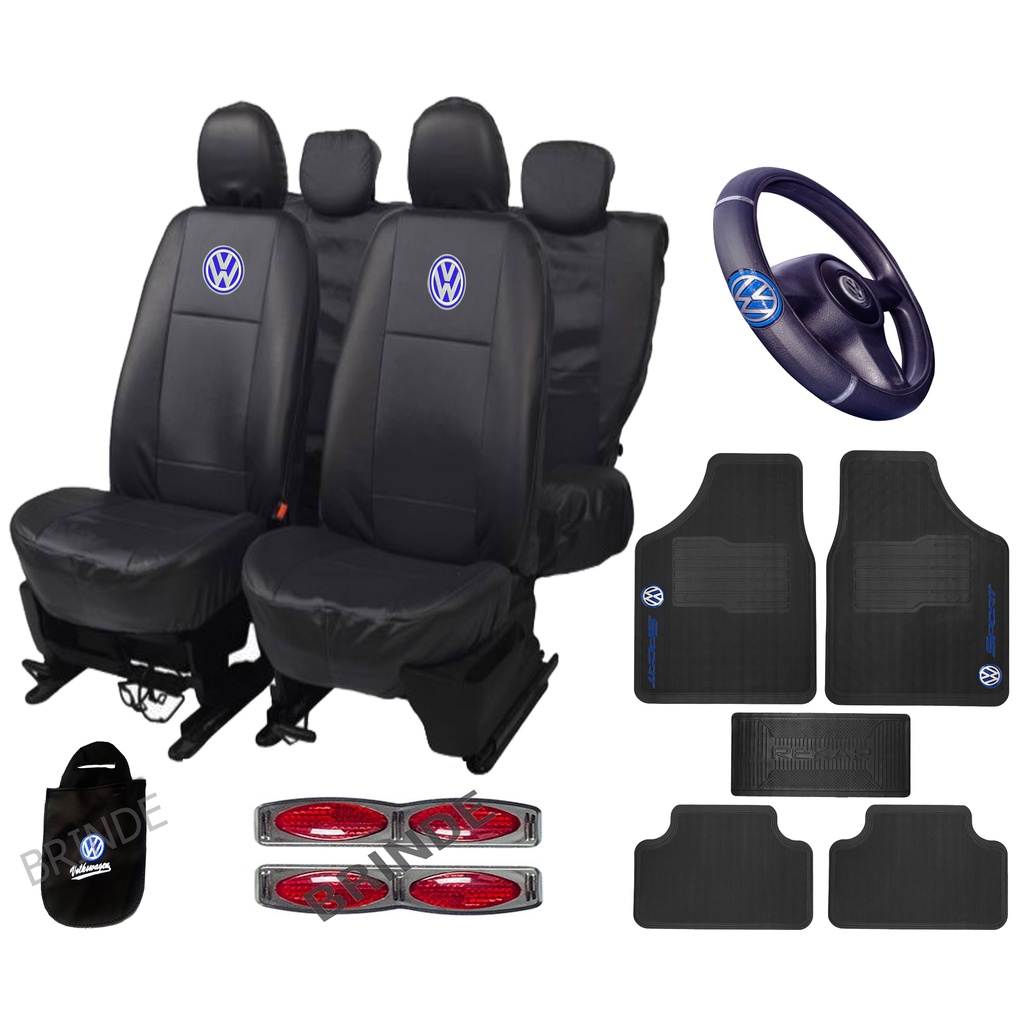 Kit Super Brinde Capa Banco Couro Volkswagen Gol G G G G G G