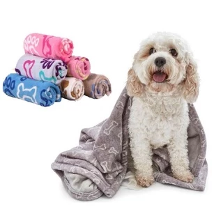 Kit 03 unid (TRÊS) Mantas Pet Microfibra - Mantinha Fofinha e Macia para Cachorro, Gatos e Outros