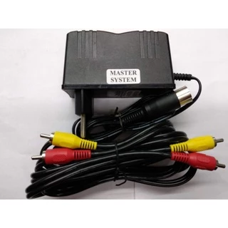 fonte e cabo Av para vídeo game Master system 1.