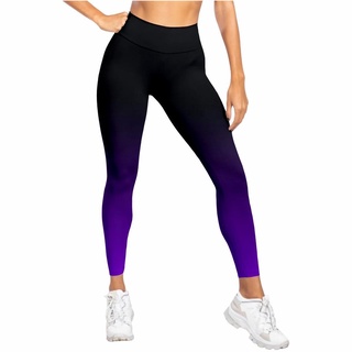 Calca Legging Fitness Feminina Academia Degrade Caminhada Treino Funcional  Dia a dia Grossa