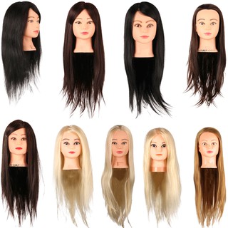 Cabeça de boneca para meninas, cabeça de boneca para pentear o cabelo com  acessórios para meninas, cabeça de boneca para cabelo e pentear maquiagem,  cabeças de boneca para cosmetologia para crianças 