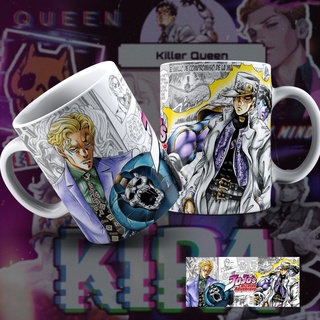 Caneca JoJo's Bizarre Personagens Coloridos