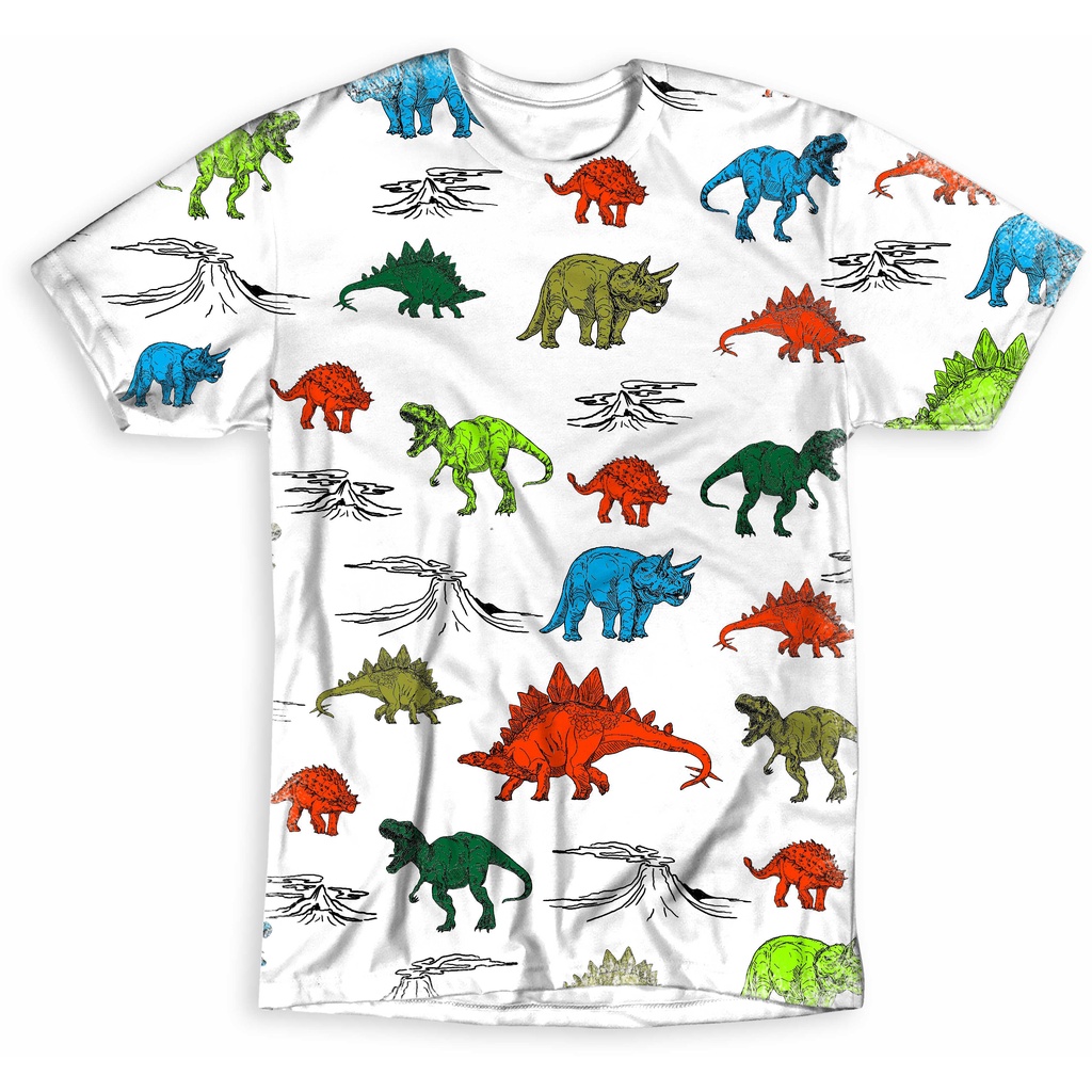 Camiseta Infantil Jogo Dinossauro Google 100% Algodão