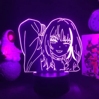Anime 3d Lâmpada Wonder Egg Prioridade Rika Kawai Figura Para Home Decor Presente De Aniversário Da Criança Manga Gadget Noite Luz